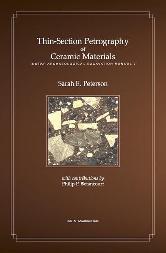 Thin-Section Petrography of Ceramic Materials