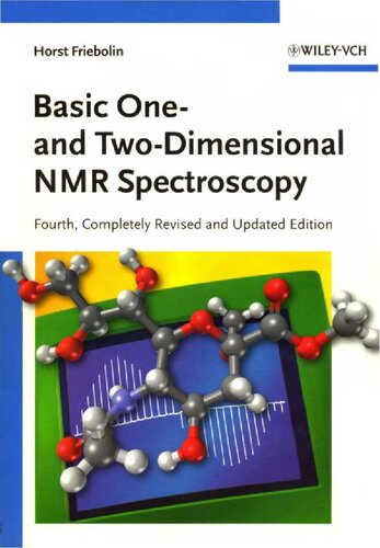 Basic One- and Two-Dimensional NMR Spectroscopy Friebolin, Horst 4th ed