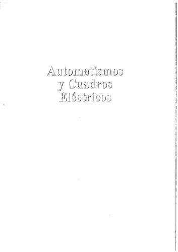 Automatismos y cuadros eléctricos