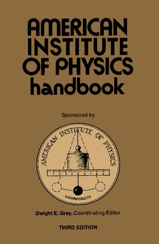 American Institute of Physics Handbook