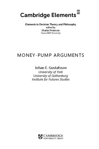 Money-Pump Arguments