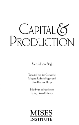 Capital and Production