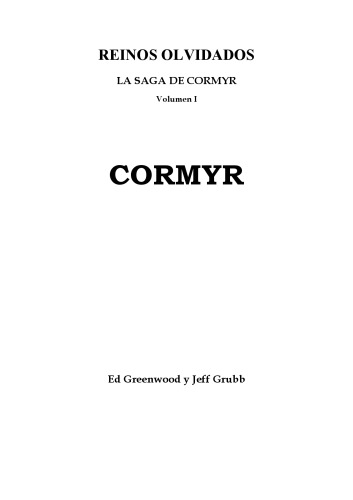 La Saga De Cormyr 01 