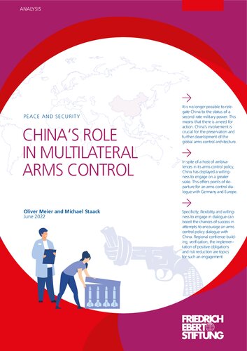 CHINA‘S ROLE IN MULTILATERAL ARMS CONTROL