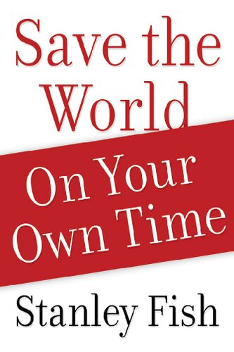 Save the World on Your Own Time