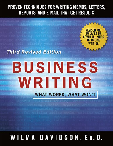 Business Writing: What Works, What Won't