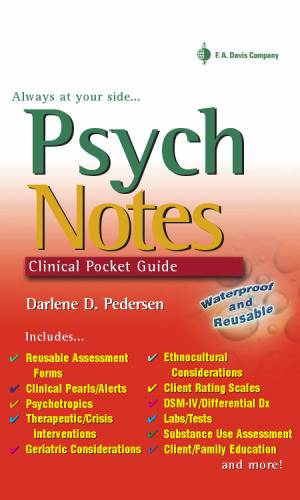 Psych notes: Clinical Pocket Guide