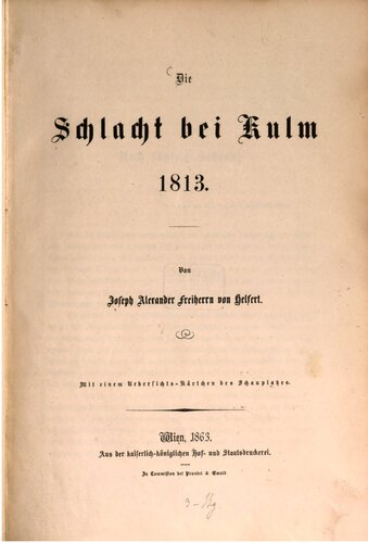 Die Schlacht bei Kulm 1813