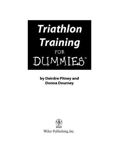 Triathlon Training For Dummies