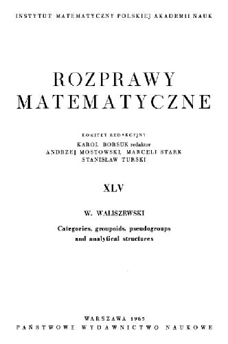 Categories, groupoids, pseudogroups and analytical structures