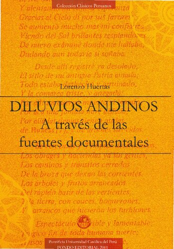 Diluvios andinos: a través de las fuentes documentales