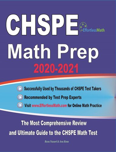 CHSPE Math Prep 2020-2021: The Most Comprehensive Review and Ultimate Guide to the CHSPE Math Test