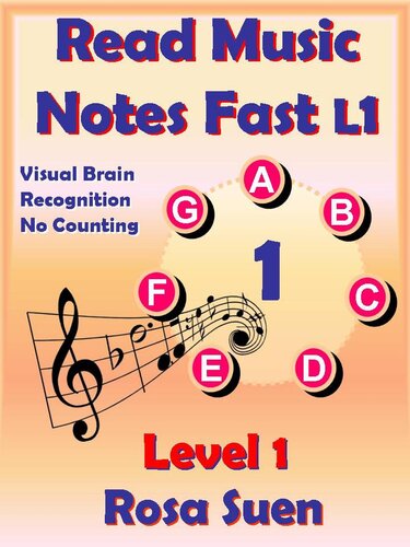 Read Music Notes Fast Level 1-- Visual Brain Recognition, No Counting