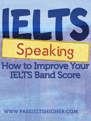 IELTS Speaking--How to improve your bandscore