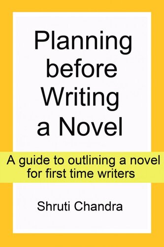 Planning Before Writing a Novel