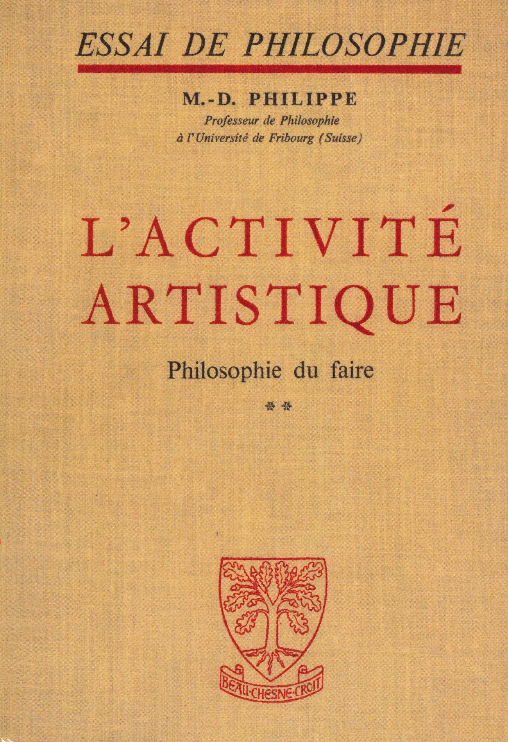 L'activité artistique - Philosophie du faire - Tome 2