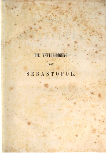 Die Verteidigung von Sebastopol