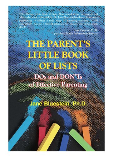 The Parent's Little Book of Lists: DOs and DON'Ts of Effective Parenting