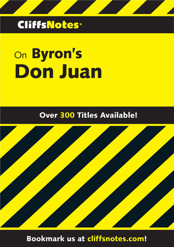 Cliffsnotes on Byron's Don Juan