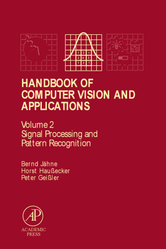 Handbook of Computer Vision and Applications