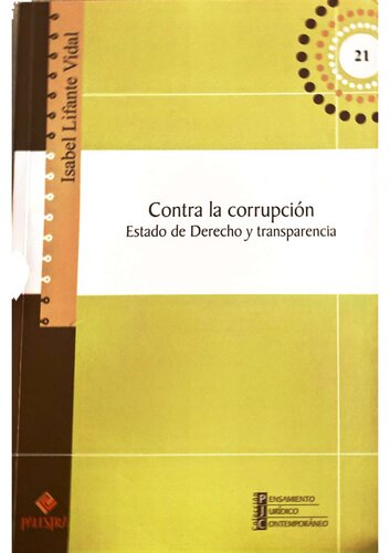 Contra la corrupción. Estado de Derecho y transparencia