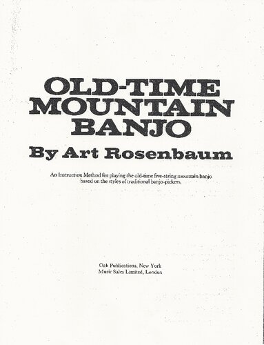 Old Time Mountain Banjo