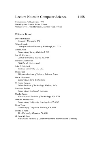 Autonomic and Trusted Computing: Third International Conference, ATC 2006, Wuhan, China, September 3-6, 2006. Proceedings