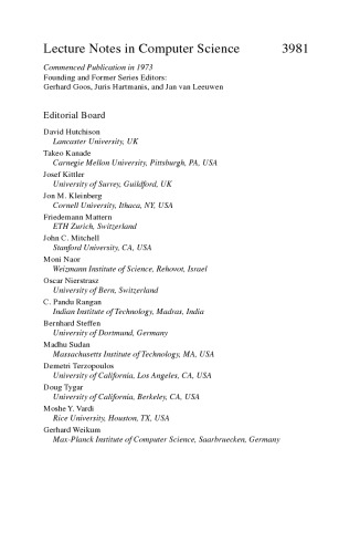 Computational Science and Its Applications - ICCSA 2006: International Conference, Glasgow, UK, May 8-11, 2006. Proceedings, Part II