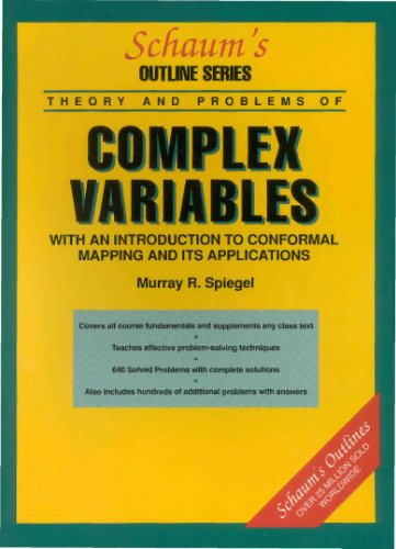 Schaum's Outlines: Complex Variables