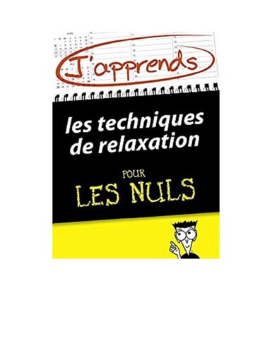 J'apprends les techniques de relaxation pour les Nuls