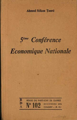 5ème conférence économique nationale