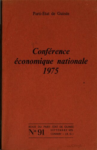 Conférence économique nationale 1975