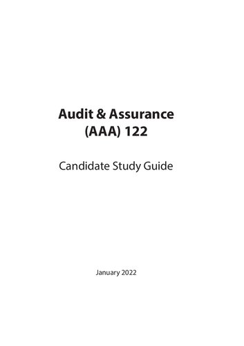 Audit & Assurance