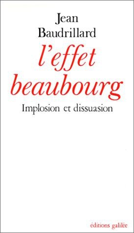 L'effet Beaubourg