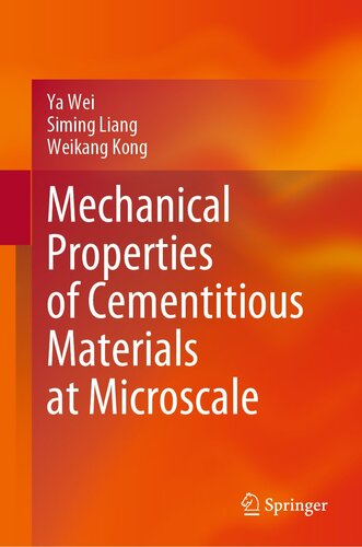 Mechanical Properties of Cementitious Materials at Microscale