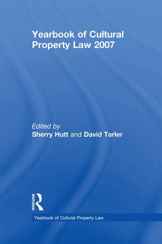 Yearbook of Cultural Property Law 2007