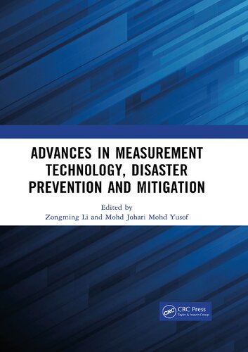 Advances in Measurement Technology, Disaster Prevention and Mitigation