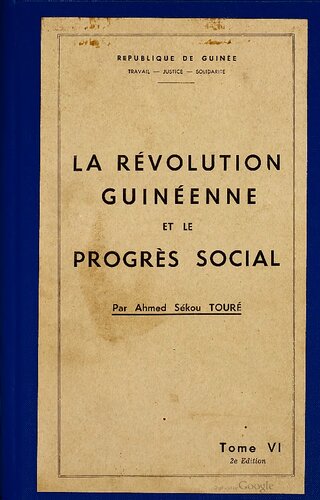 La révolution guinéenne et le progrès social