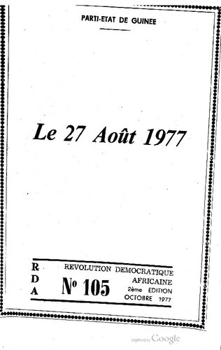 Le 27 août 1977