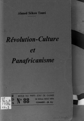 Révolution-culture et panafricanisme