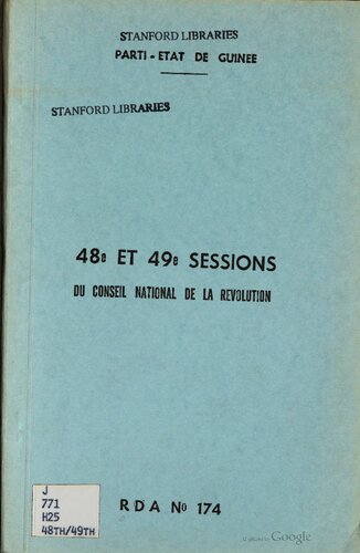 48e et 49e sessions du Conseil national de la révolution