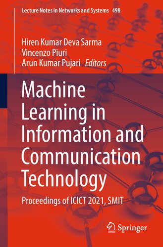 Machine Learning in Information and Communication Technology: Proceedings of ICICT 2021, SMIT