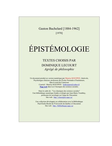 Epistémologie