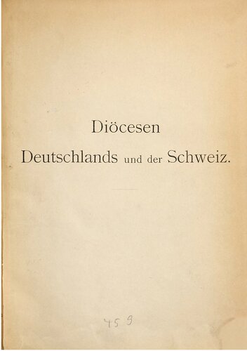 Zeitrechnung des deutschen Mittelalters und der Neuzeit / Kalender der Diözesen Deutschlands, der Schweiz und Skandinaviens