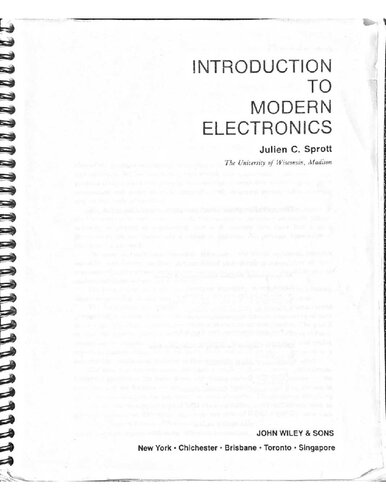 Introduction to Modern Electronics