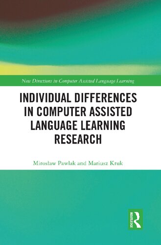 Individual Differences in Computer Assisted Language Learning Research