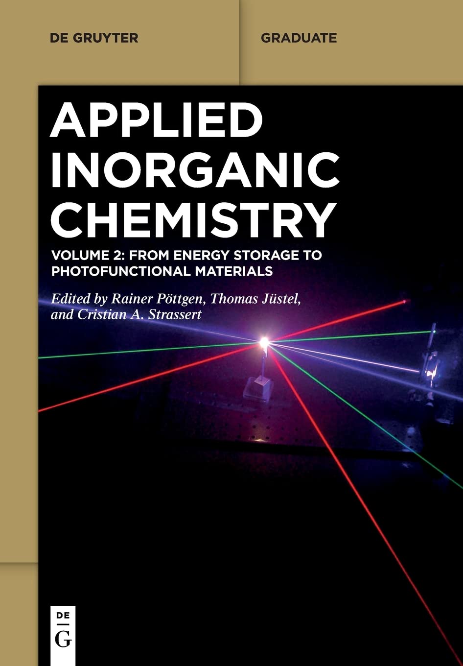 Applied Inorganic Chemistry, Volume 2: From Energy Storage to Photofunctional Materials