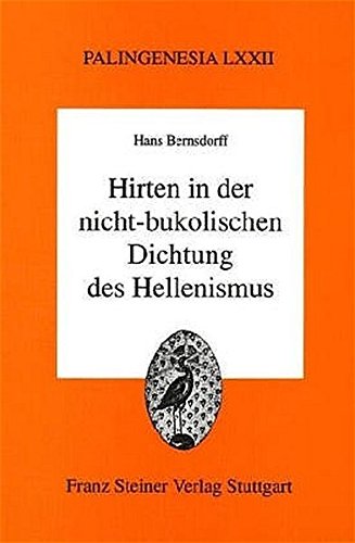 Hirten in der nicht-bukolischen Dichtung des Hellenismus