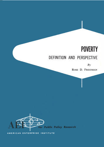 Poverty: definition and perspective