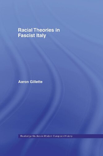 Racial Theories in Fascist Italy